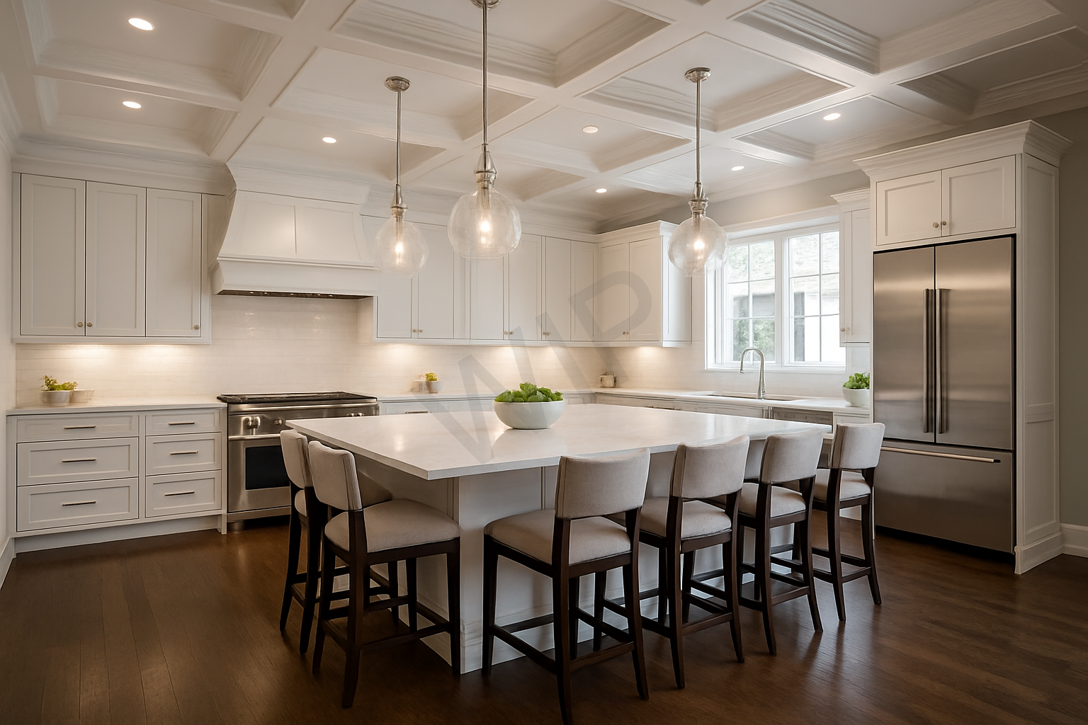 Open concept kitchen